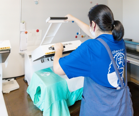 Tシャツプリントの風景